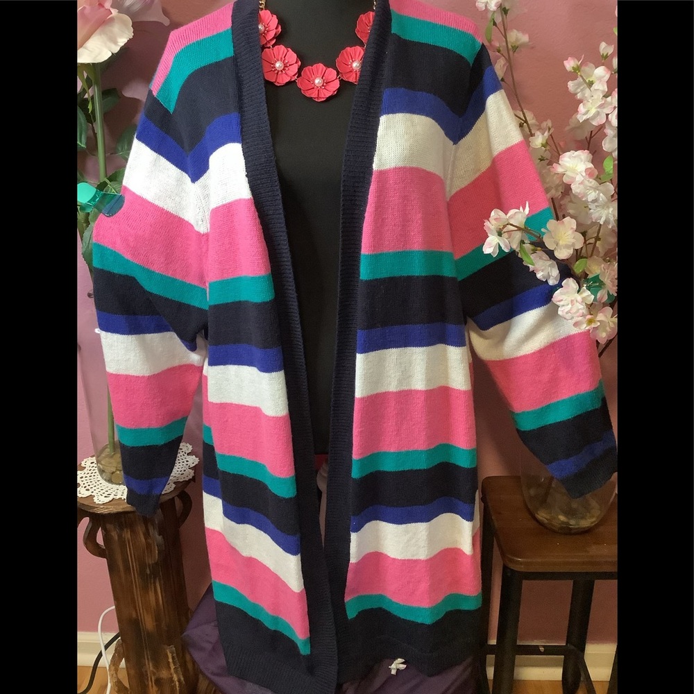 LOWEST🌺 NWT LANE BRYANT Sz 14/16 WOOL BLEND MULTI-COLOR SWEATER - Picture 10 of 14